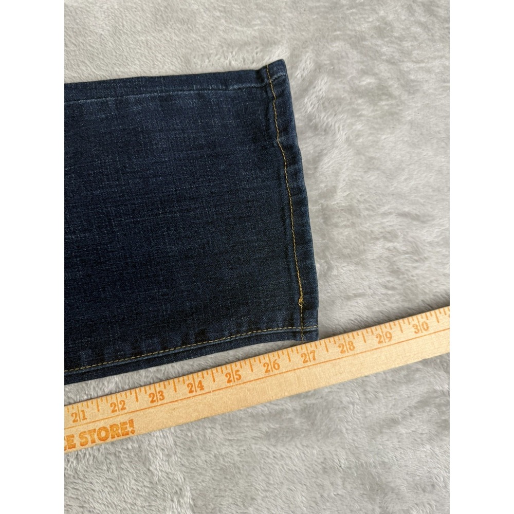 Levis Womens Jeans 14 Classic Straight W32 L28 Dark Wash Blue Denim Stretch - Picture 8 of 8